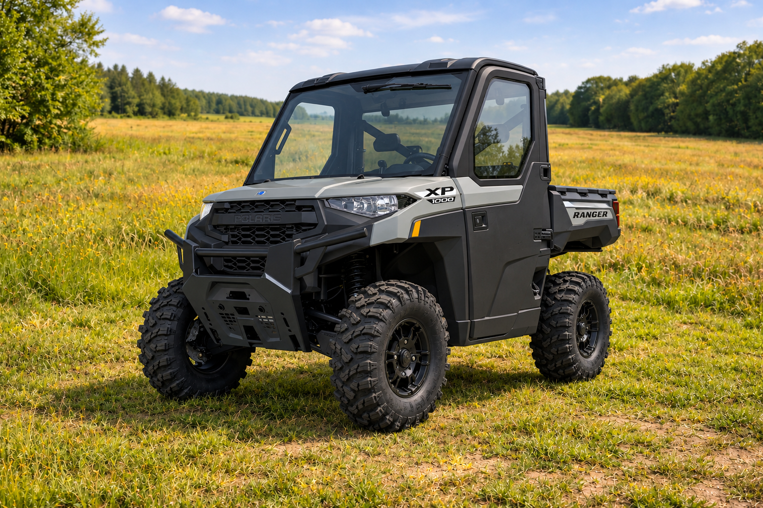 2027 Polaris RANGER XP 1000 CAB Avalanche Gray — photo 1 of 6